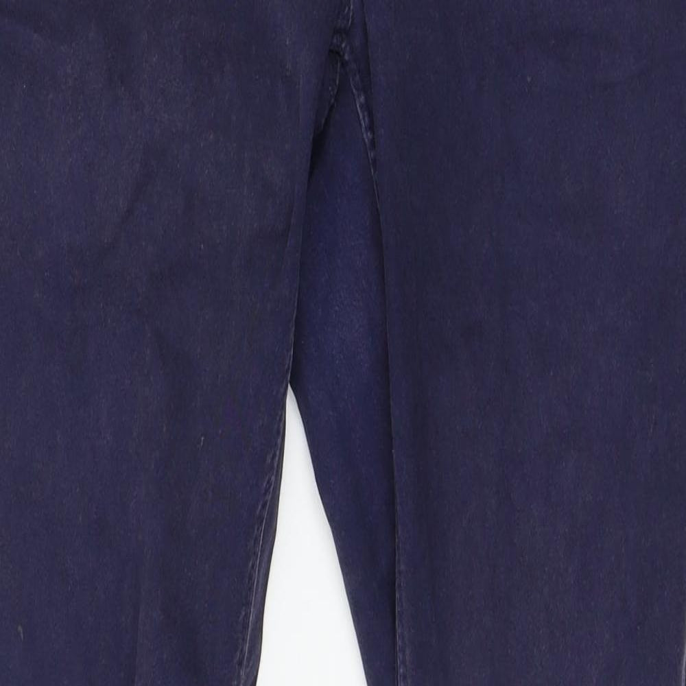H&M Womens Blue  Denim Skinny Jeans Size 10 L30 in