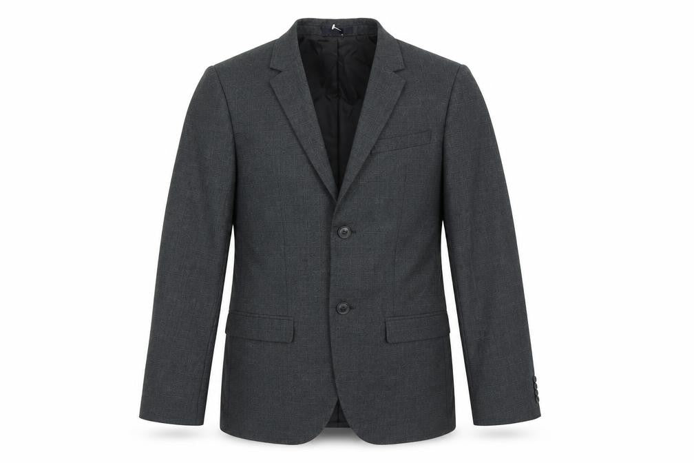 Topman Mens Grey Check  Jacket Blazer Size 38