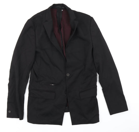 River Island Mens Black   Jacket Blazer Size 38