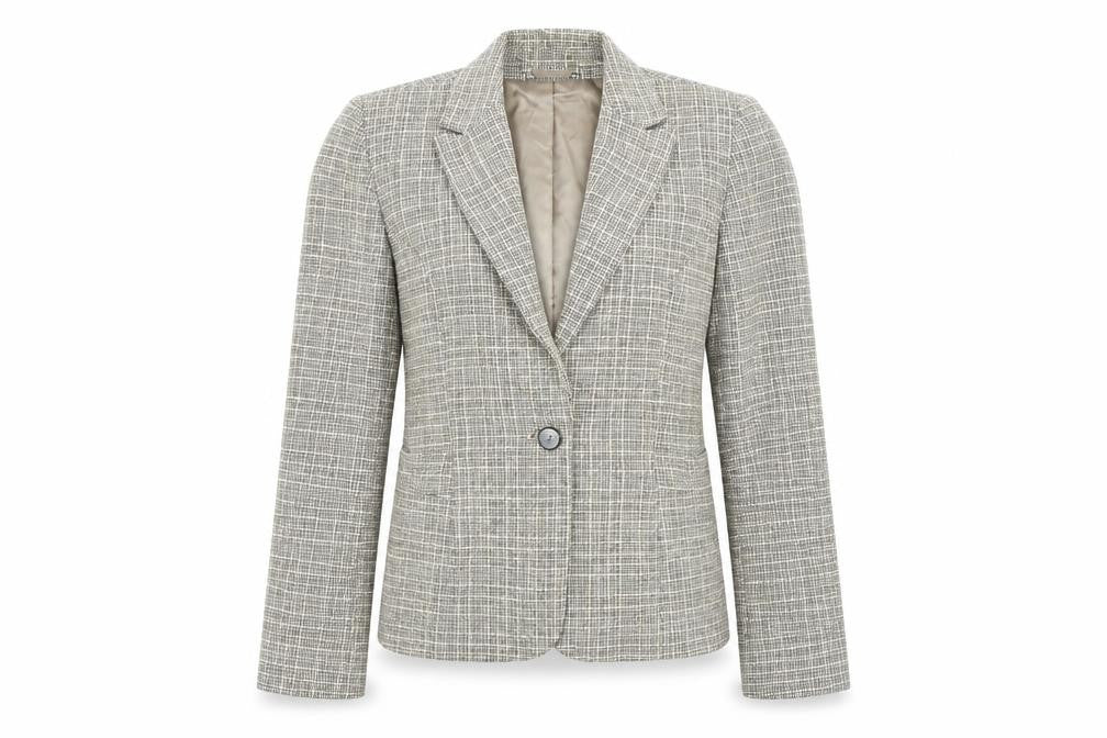 Gianfranco Corneli Womens Beige   Jacket Blazer Size 12