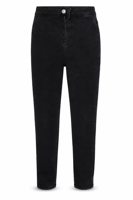 Miss Selfridge Womens Black  Denim Skinny Jeans Size 8 L24 in