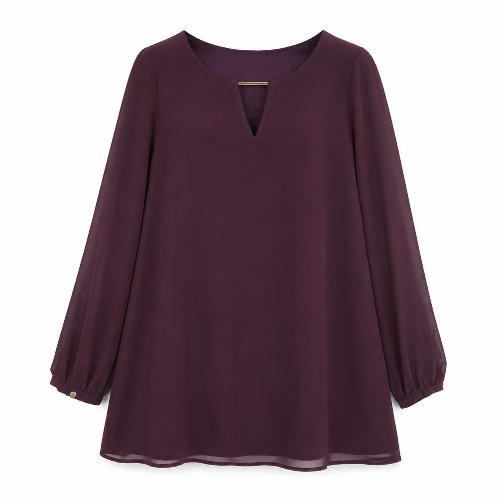 Atmosphere Womens Purple   Basic Blouse Size 10