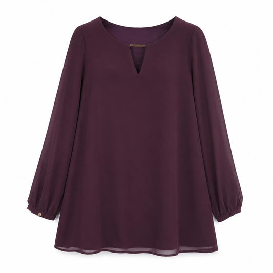 Atmosphere Womens Purple   Basic Blouse Size 10