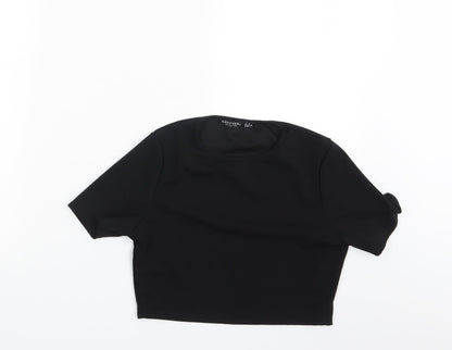 Nasty Gal Womens Black   Basic Blouse Size 8