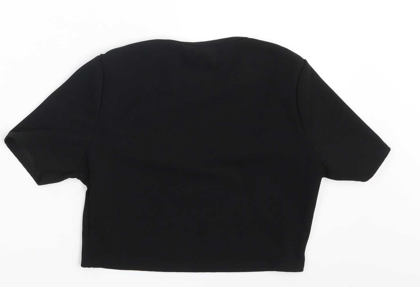 Nasty Gal Womens Black   Basic Blouse Size 8
