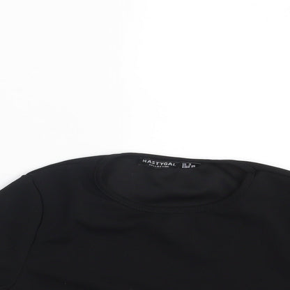 Nasty Gal Womens Black   Basic Blouse Size 8