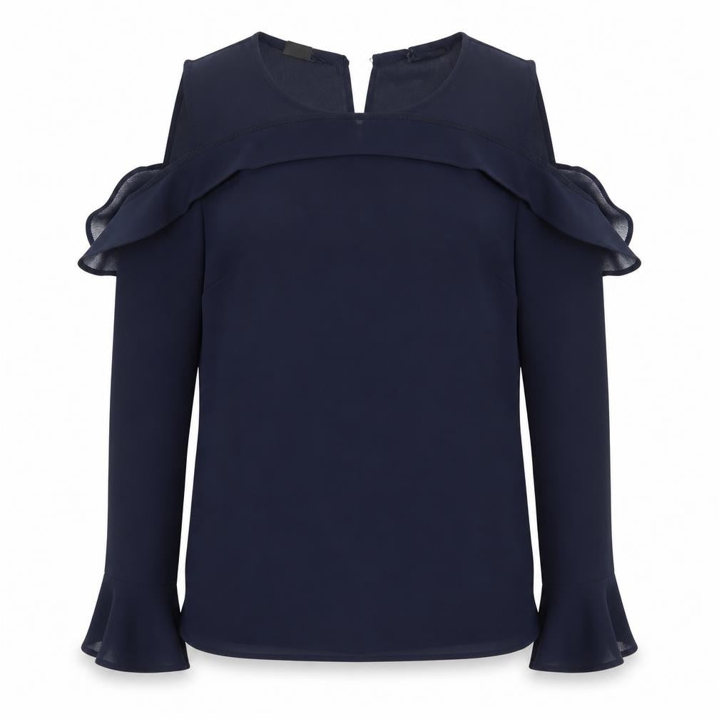 Atmosphere Womens Blue   Basic Blouse Size 12