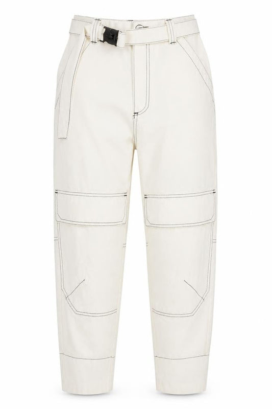 ASOS Womens Ivory  Denim Tapered Jeans Size 26 in L25 in