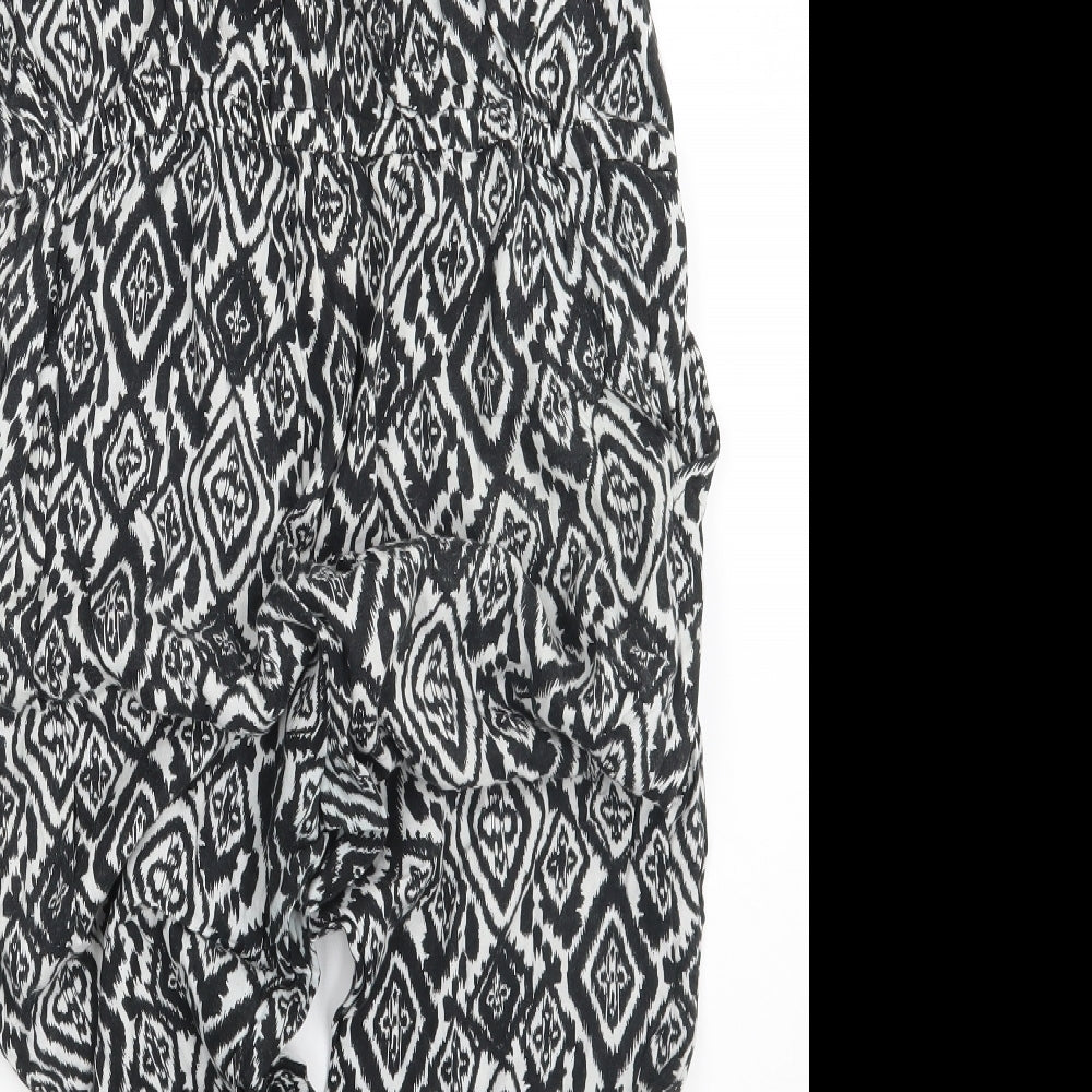 TU Womens Multicoloured Argyle/Diamond  Coverall One-Piece Size 8 L25 in