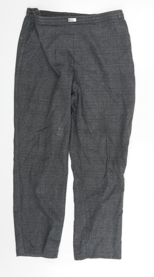 M&S Womens Grey   Dress Pants Trousers Size 18 L27 in