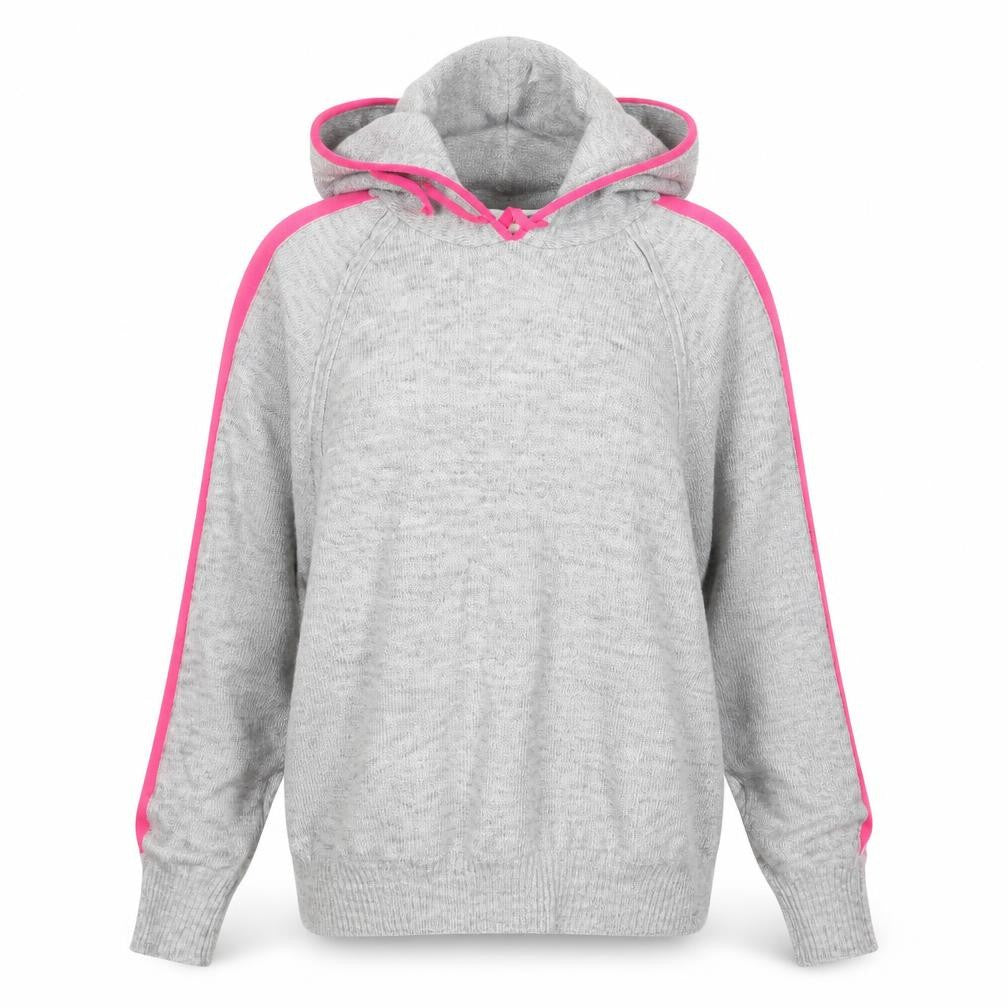 Papaya Womens Grey   Pullover Hoodie Size M