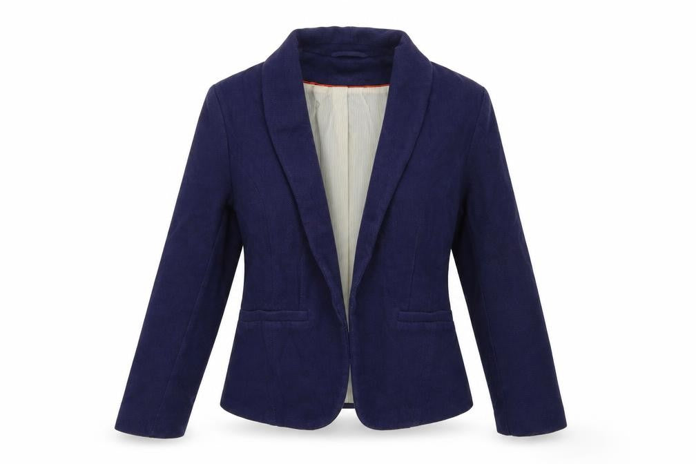 H&M Womens Blue   Jacket Blazer Size 8