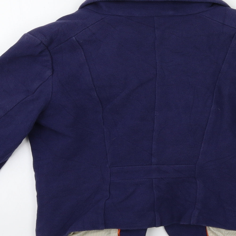 H&M Womens Blue   Jacket Blazer Size 8