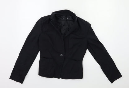 Additional front view of Atmosphere women’s black jacket blazer, size UK 8