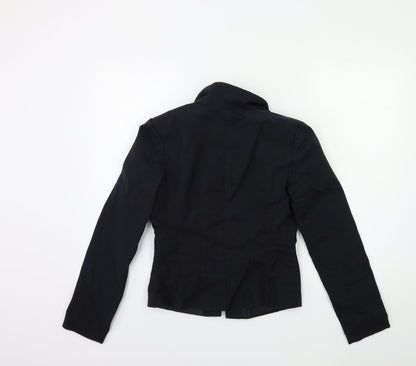 Back view of Atmosphere women’s black jacket blazer, size UK 8