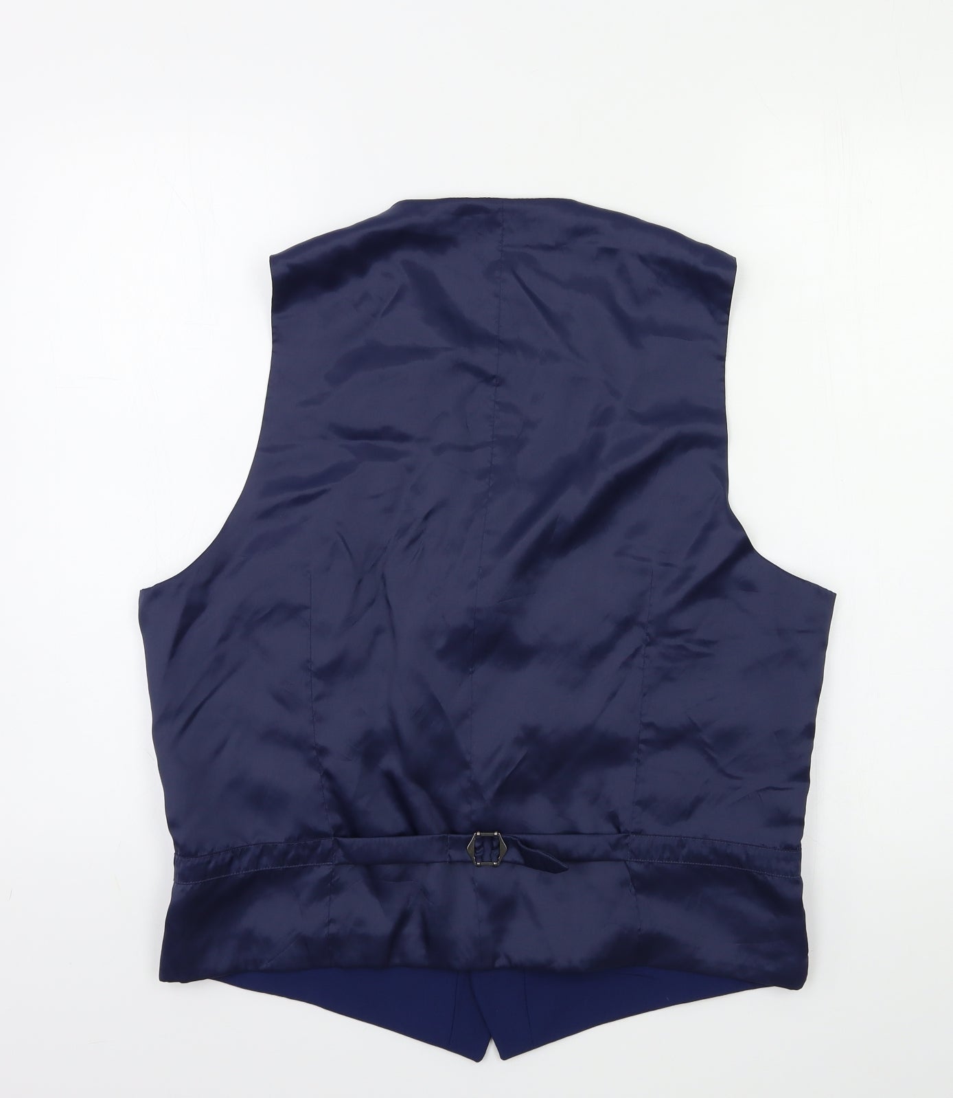 Marks and Spencer Mens Blue   Jacket Suit Waistcoat Size 42