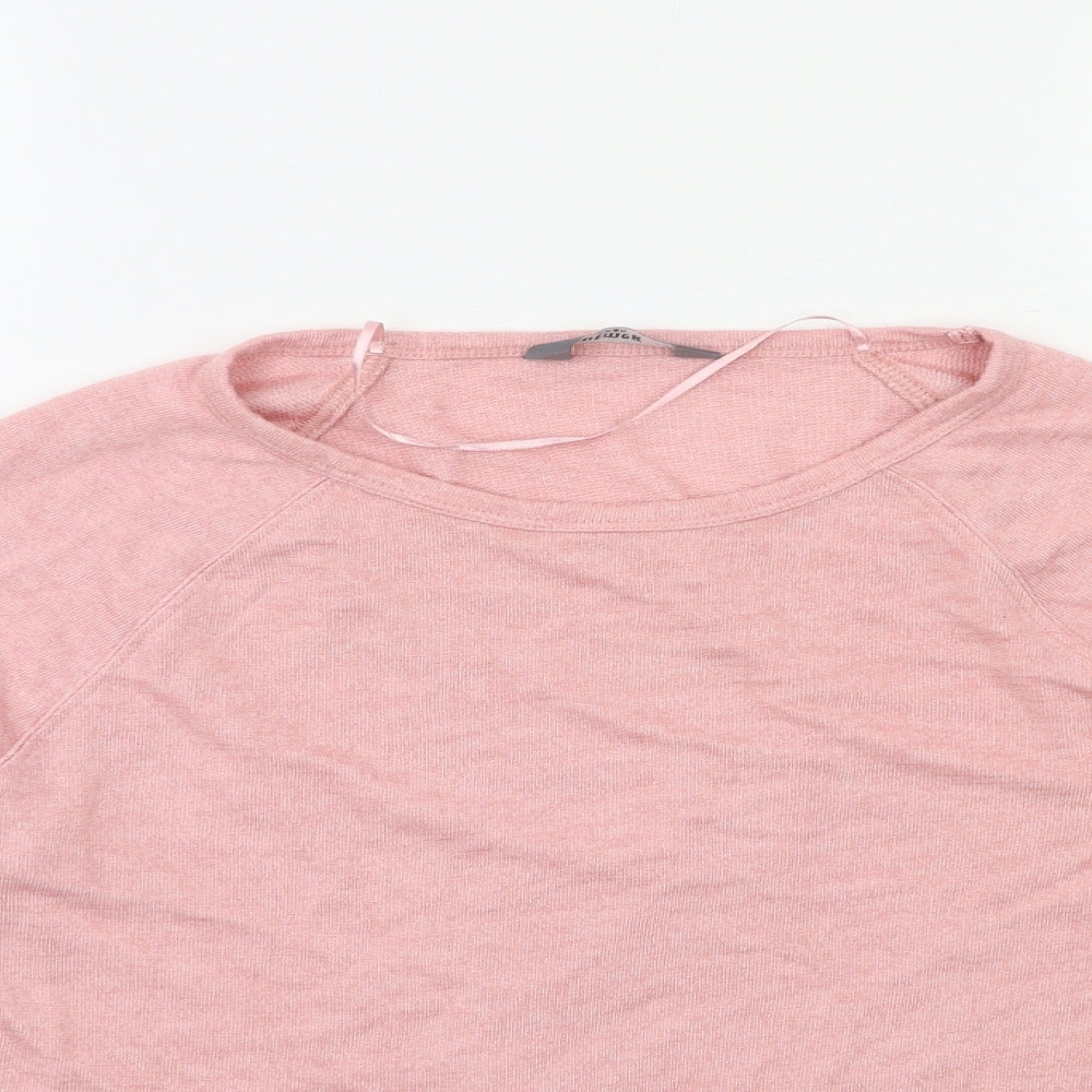 Nutmeg Womens Pink   Basic T-Shirt Size 10