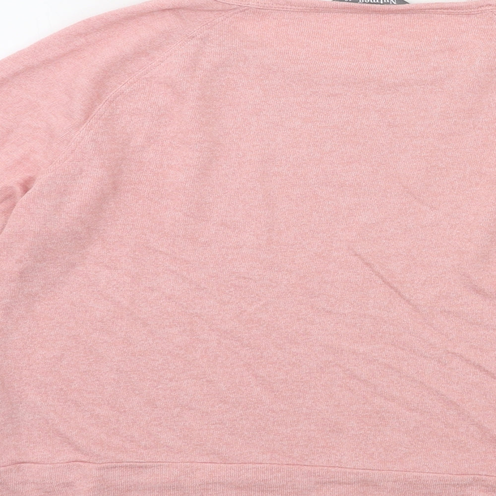 Nutmeg Womens Pink   Basic T-Shirt Size 10