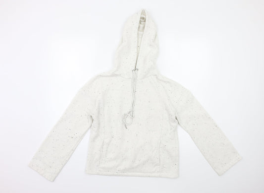 Matalan Womens White   Pullover Hoodie Size 8