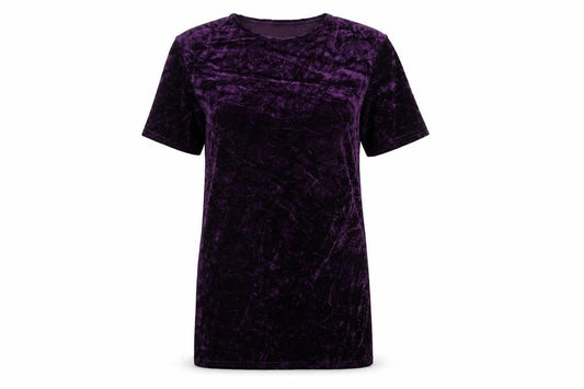 Boohoo Womens Purple  Velour Shift  Size 10