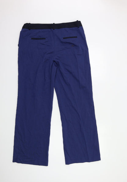 Next Womens Blue   Trousers  Size 34 in L31 in