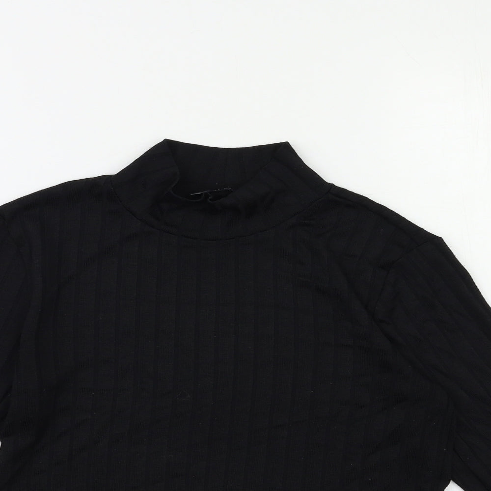 F&F Womens Black   Basic T-Shirt Size 8