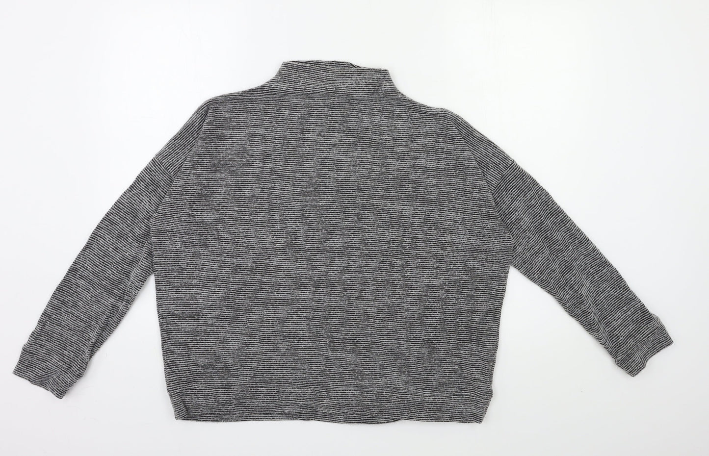 New Look Womens Grey   Pullover Sweatshirt Size 12