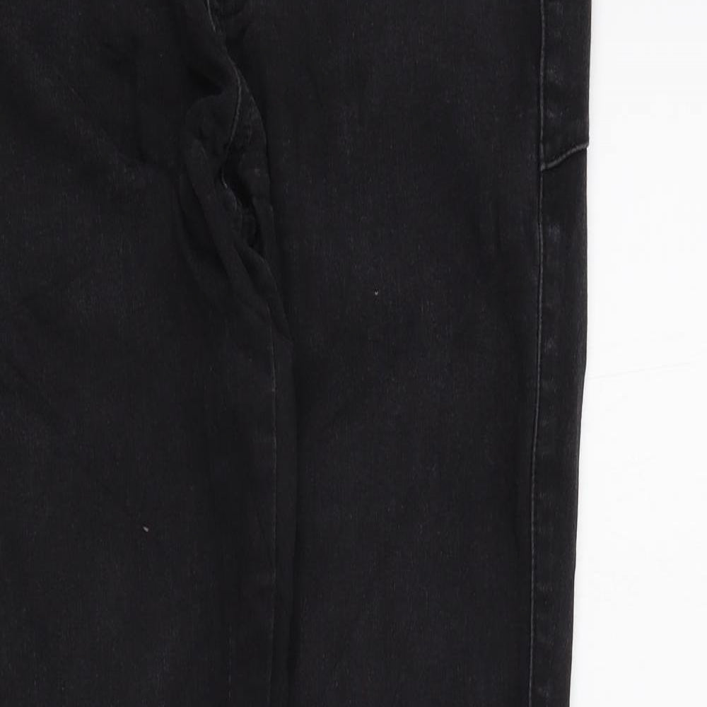 Preworn Womens Black   Skinny Jeans Size 12 L29 in