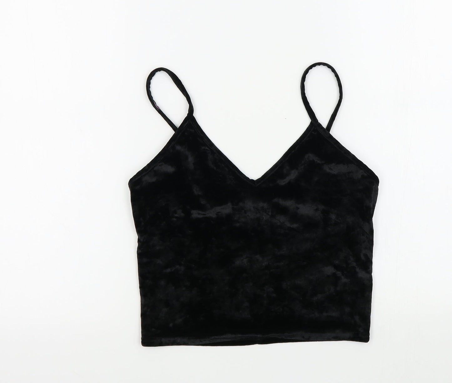 Sparkle & Fade Womens Black Colourblock  Basic T-Shirt Size M