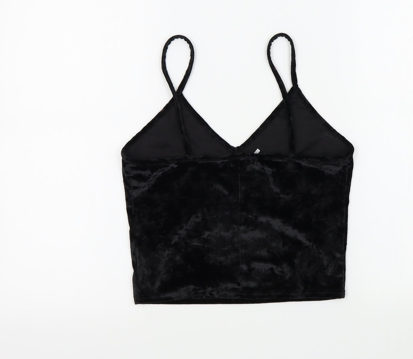 Sparkle & Fade Womens Black Colourblock  Basic T-Shirt Size M