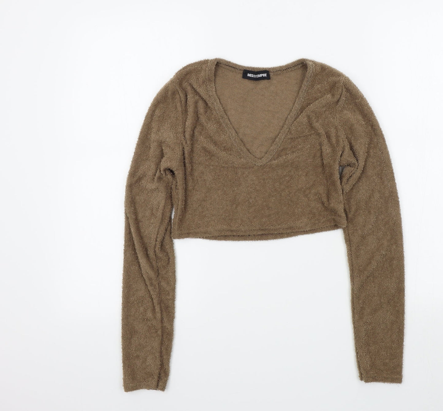 Missyempire Womens Brown   Pullover Jumper Size 10