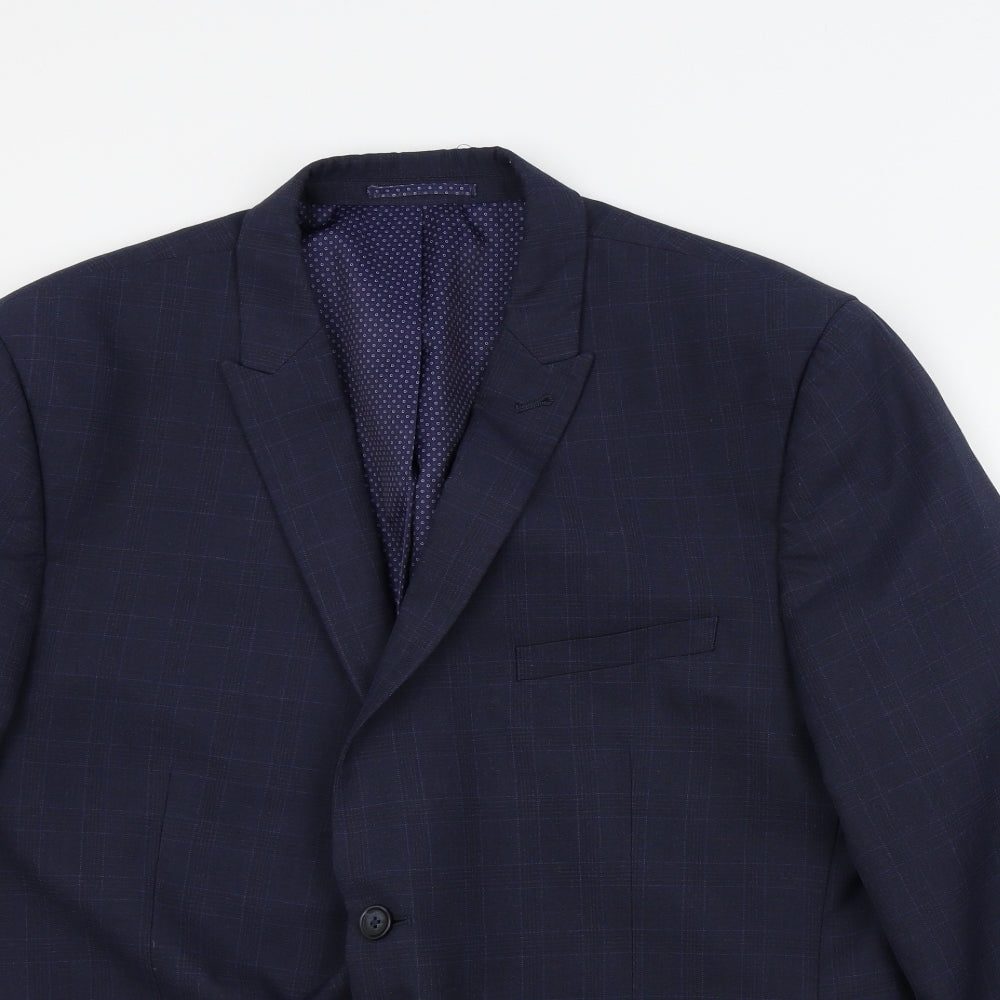 Taylor & Wright Mens Blue   Jacket Suit Jacket Size 46