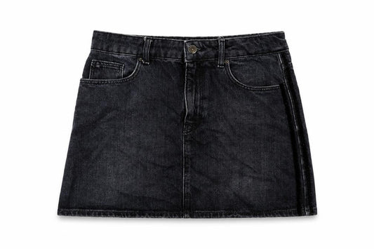 Zara Womens Blue   A-Line Skirt Size 28 in  - DISTRESSED