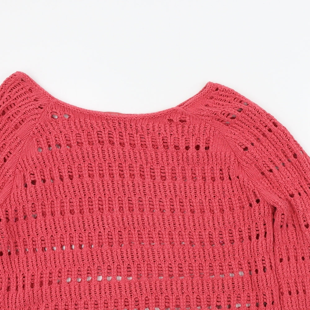 NEXT Womens Pink   Pullover Jumper Size S