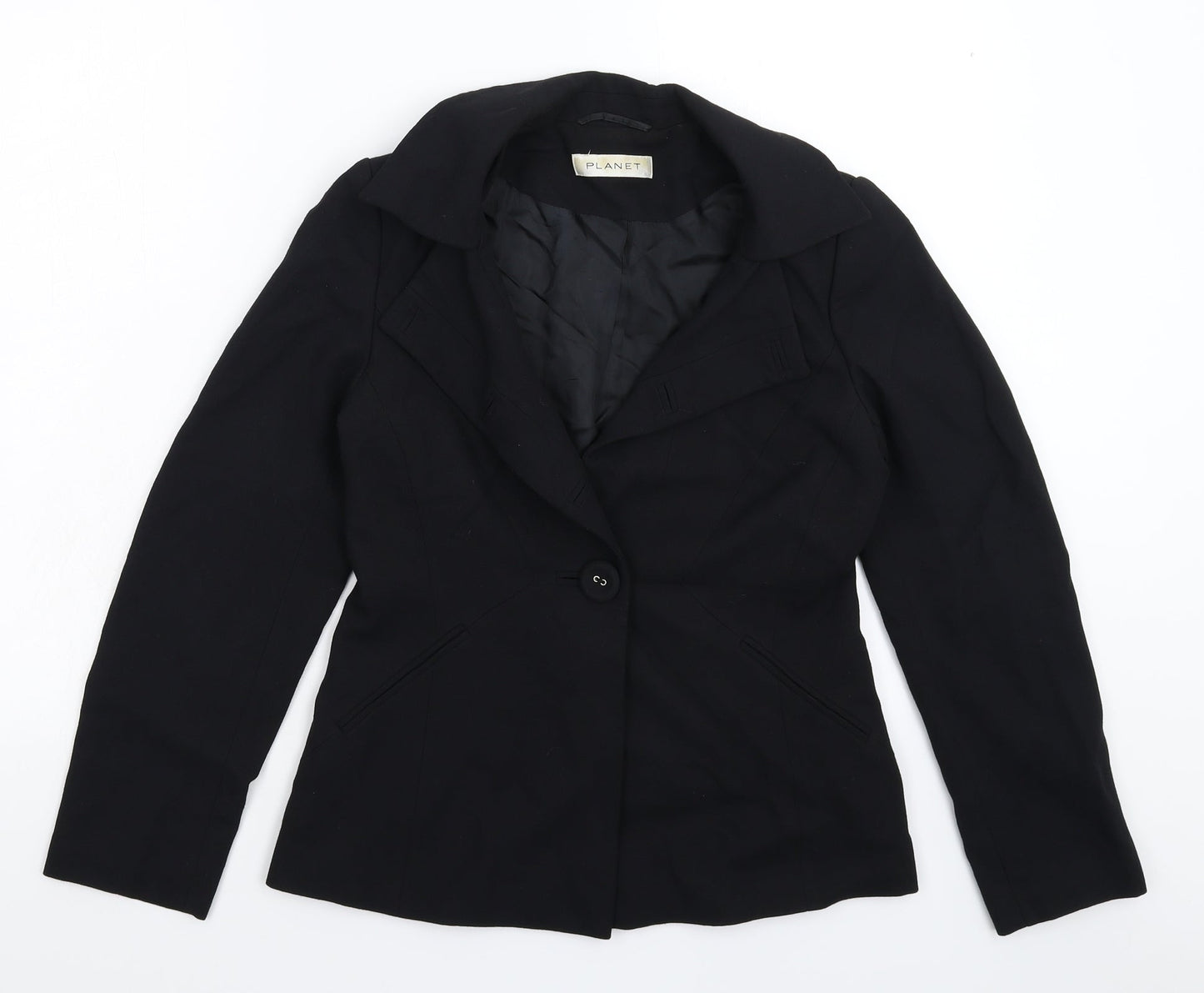Planet Womens Blue   Jacket Suit Jacket Size 6