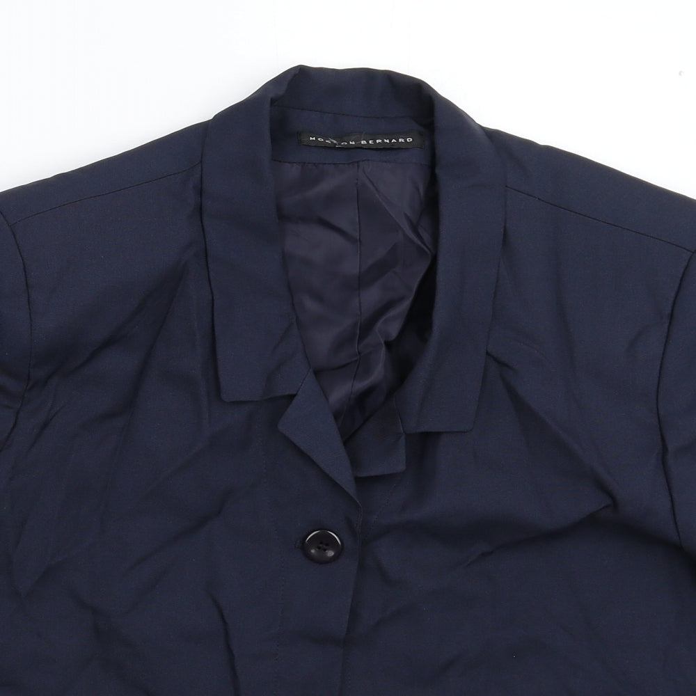 Morton Bernard Womens Blue   Jacket Blazer Size 16