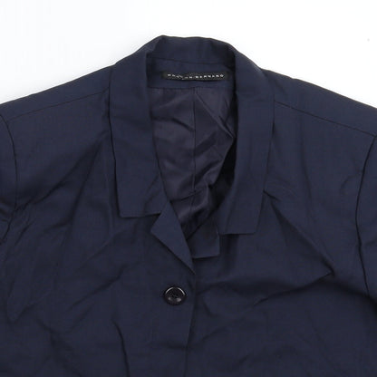 Morton Bernard Womens Blue   Jacket Blazer Size 16