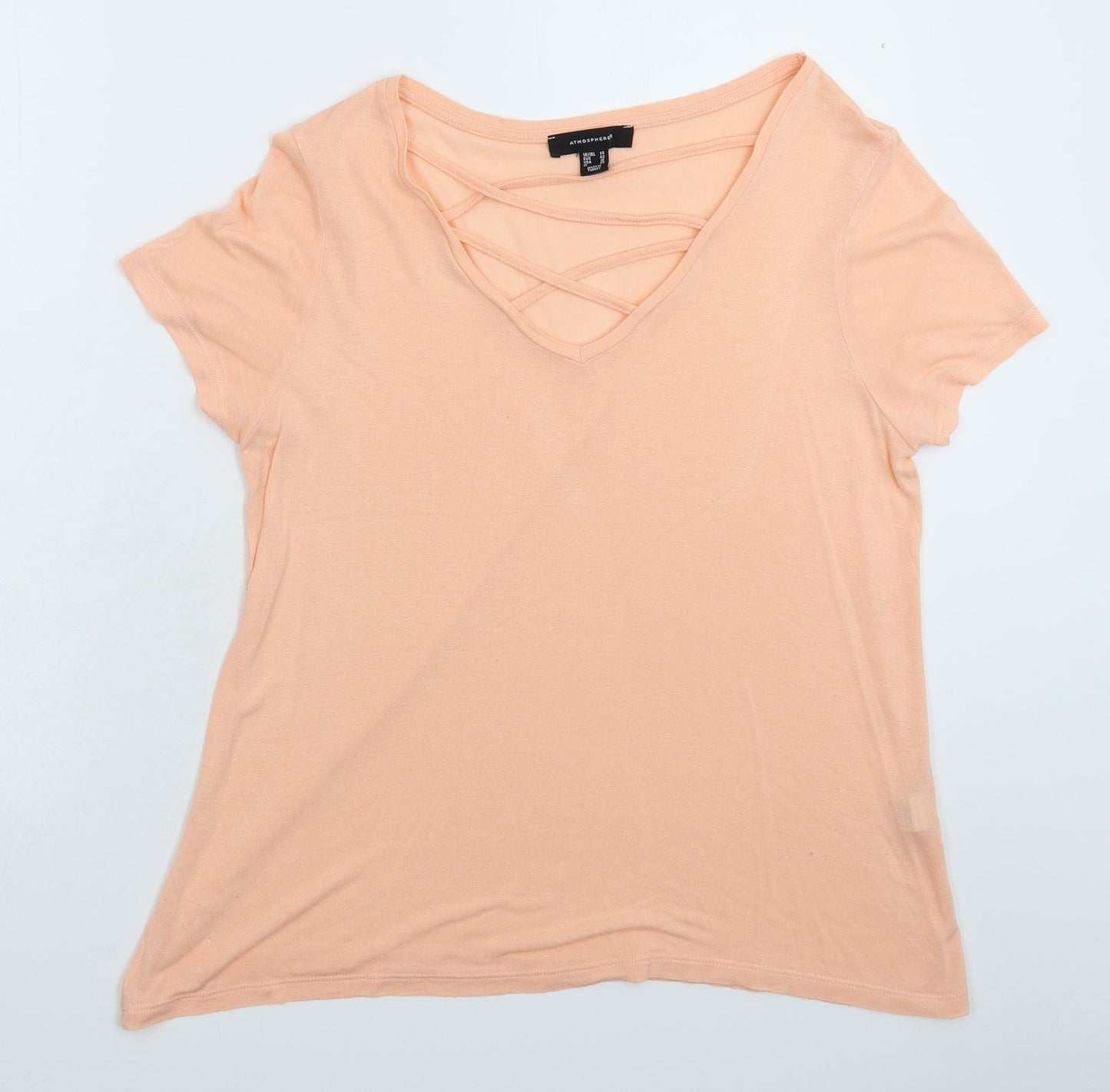 Atmosphere Womens Pink   Basic T-Shirt Size 14
