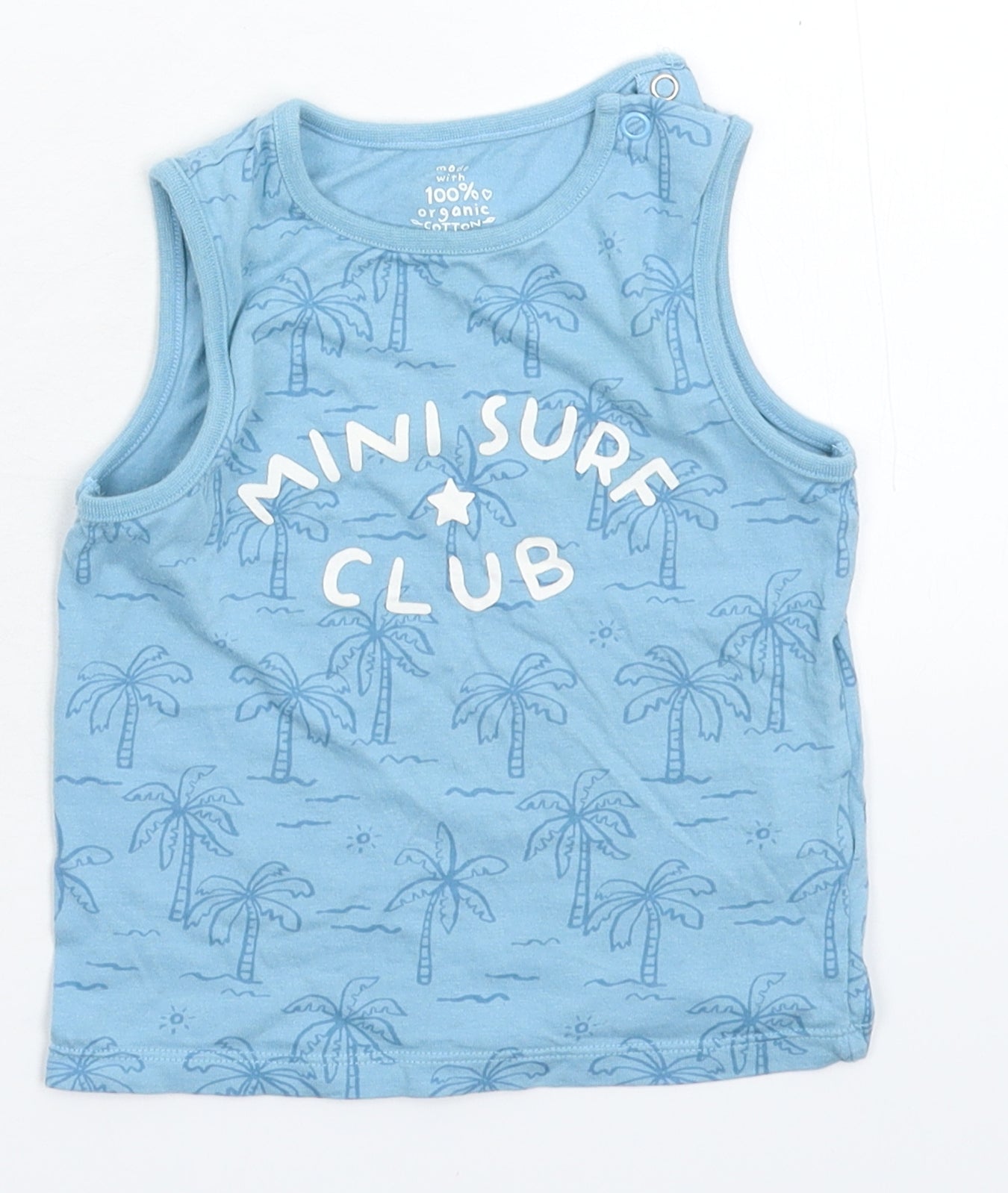 F&F Baby Blue   Basic Tank Size 12-18 Months