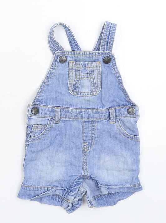 F&F Baby Blue   Dungaree One-Piece Size 3-6 Months