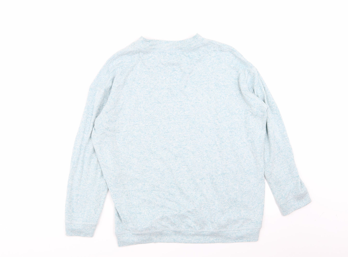 M&S Womens Blue   Basic T-Shirt Size 10