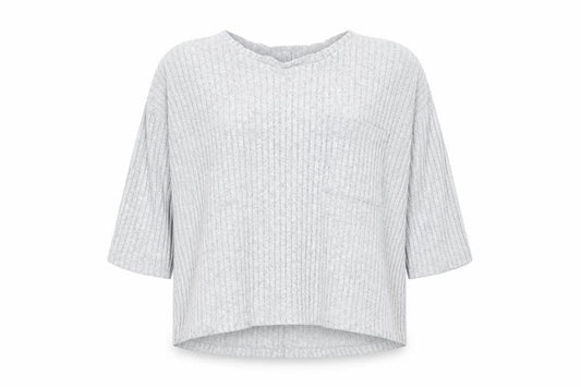 Primark Womens Grey   Basic T-Shirt Size 4