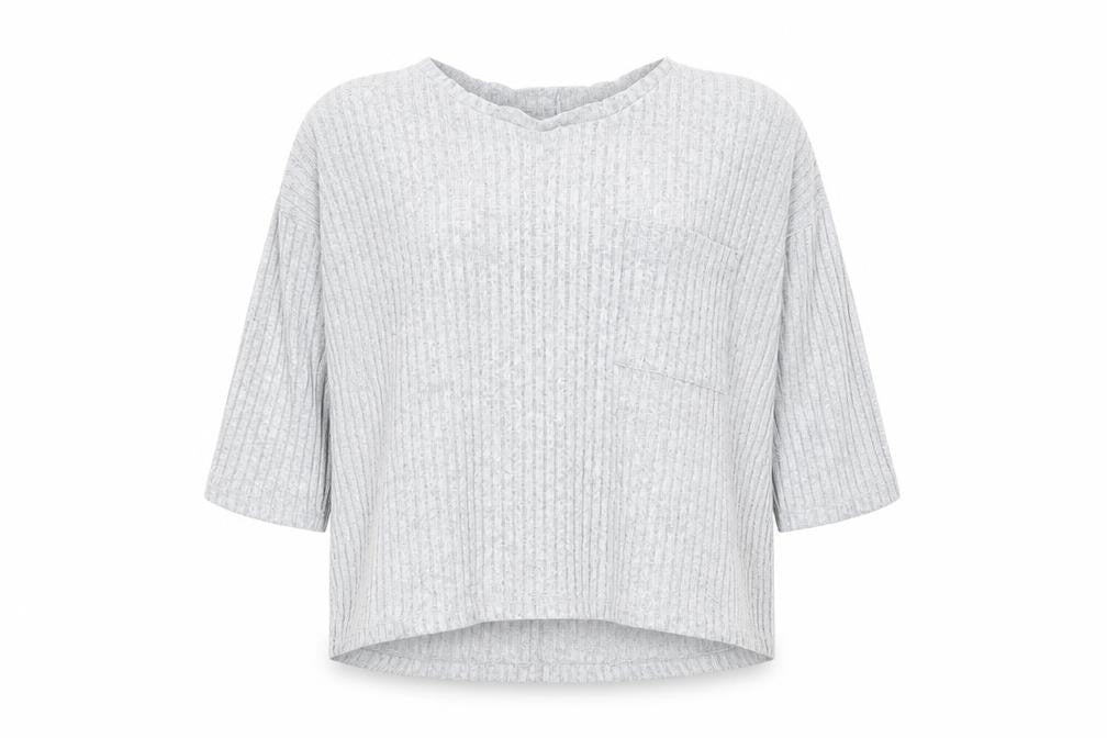 Primark Womens Grey   Basic T-Shirt Size 4