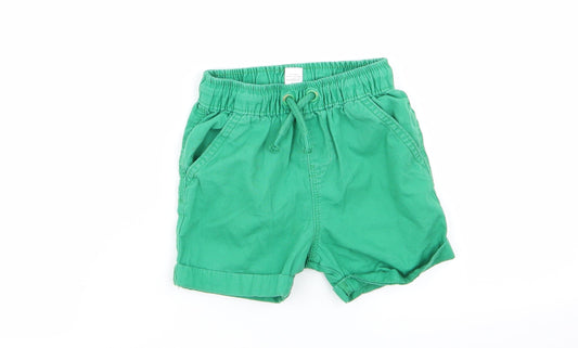 Asda George Boys Green   Capri Trousers Size 12-18 Months  - chino shorts
