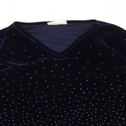 YOUR SENSE Womens Blue   Pullover Jumper Size L