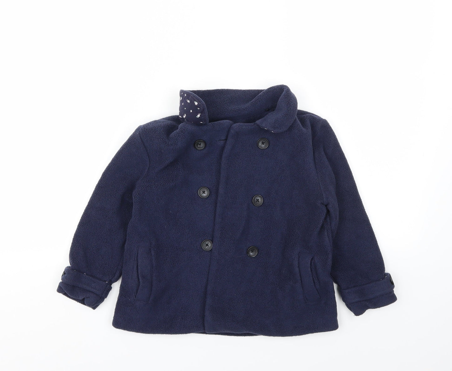 NEXT Girls Blue   Basic Coat Coat Size 3-4 Years