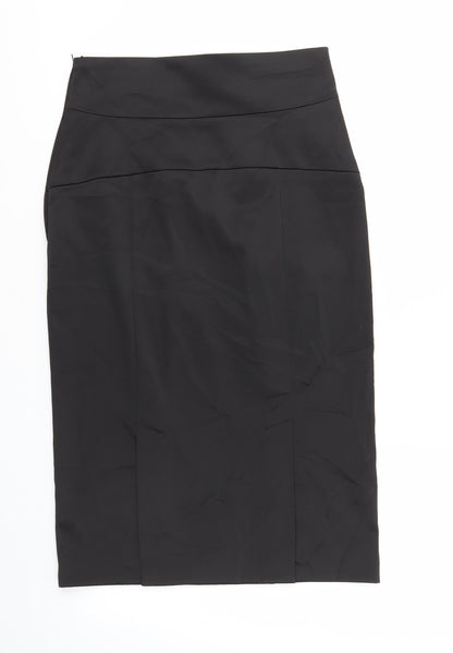 Preloved Primark Womens Black   A-Line Skirt Size 10 - Back