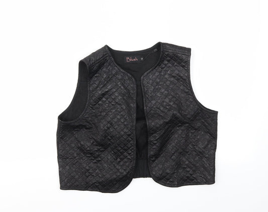 Blush Womens Black   Jacket  Size S