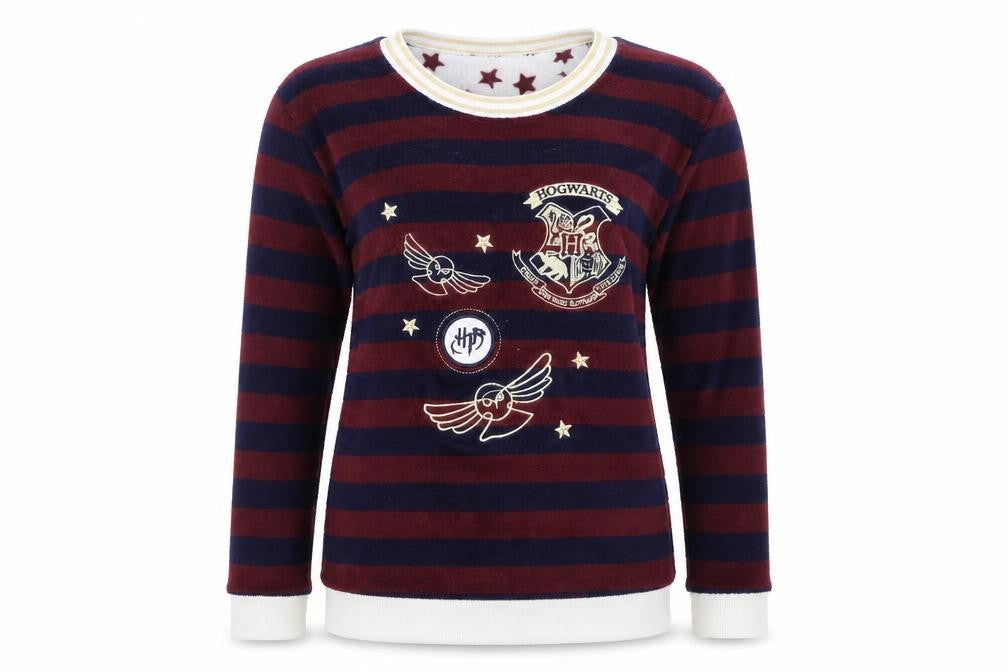 Primark Girls Multicoloured Striped  Top Pyjama Top Size S