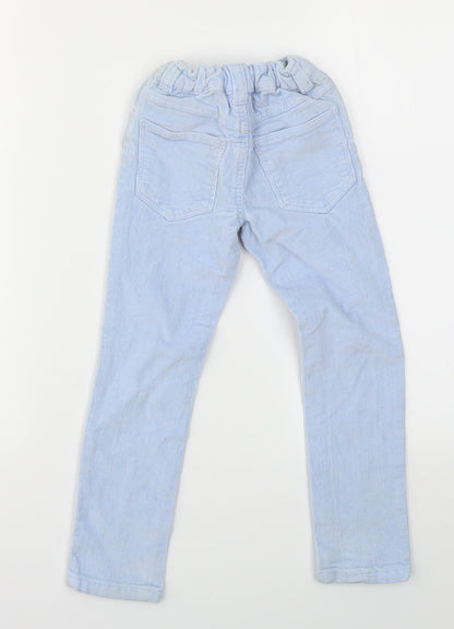 Back view of DENIM&CO girls’ black skinny jeans, size 5-6, years
